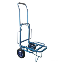 Two Wheels Portable Foldable Twice Hand Trolley Load 120KG